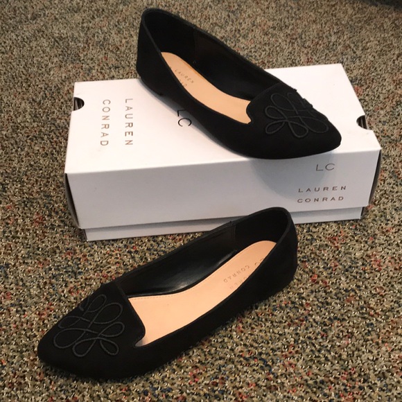 Black Pointed-toe Dress Flats - Picture 1 of 5